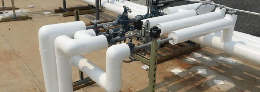 Industrial piping system installation by RMS Pros